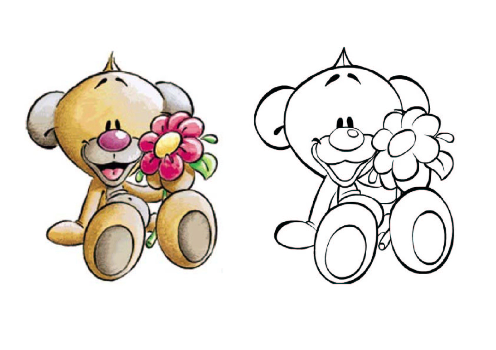 Pimboli para colorear - Imagui